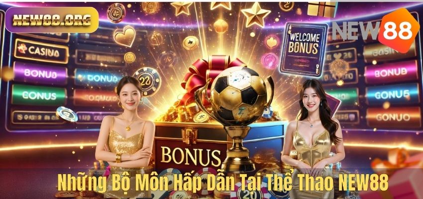 Những Bộ Môn Hấp Dẫn Tại Thể Thao NEW88