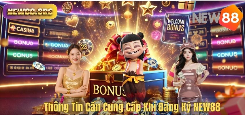 Thông Tin Cần Cung Cấp Khi Đăng Ký NEW88